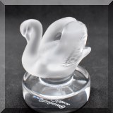G15. Laliique paperweight. 